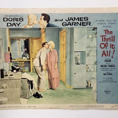 The Thrill of It All original 1963 vintage lobby card 