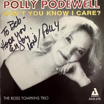 Polly Podewell Don't You Know I Care signed CD