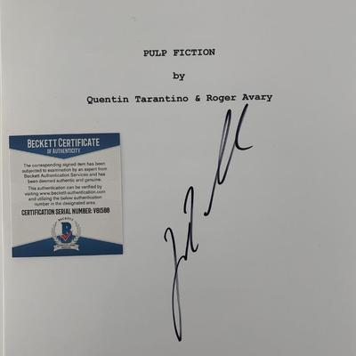 John Travolta signed Pulp Fiction script - Beckett