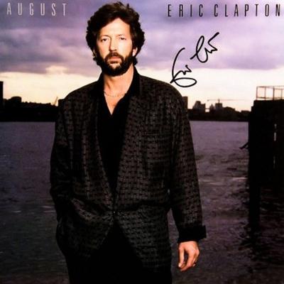 Eric Clapton signed August album