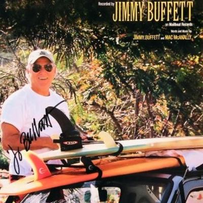 Jimmy Buffett signed sheet music
