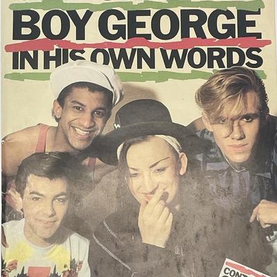 Boy George In His Own Words unsigned book