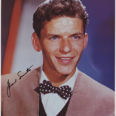 Frank Sinatra signed photo. GFA Authenticated