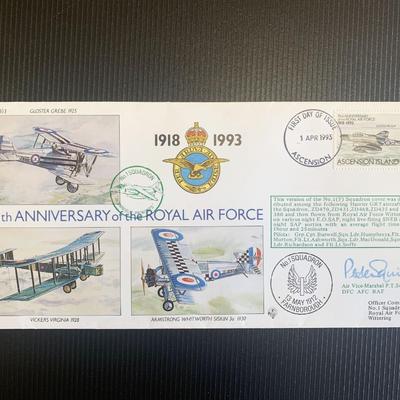 Peter Ted Squire signed first day cover