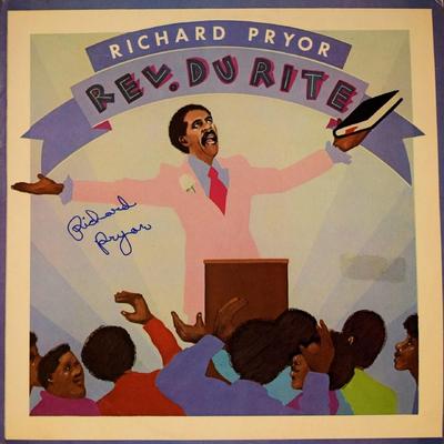 Richard Pryor signed Rev. Du Rite album