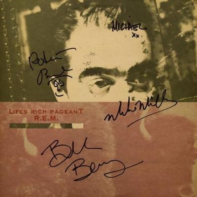 R.E.M. signed Life's Rich Pageant album