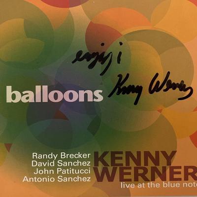 Kenny Werner Balloons signed CD