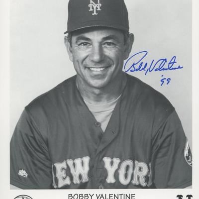 Bobby Valentine signed photo