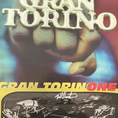 Gran Torino signed poster 