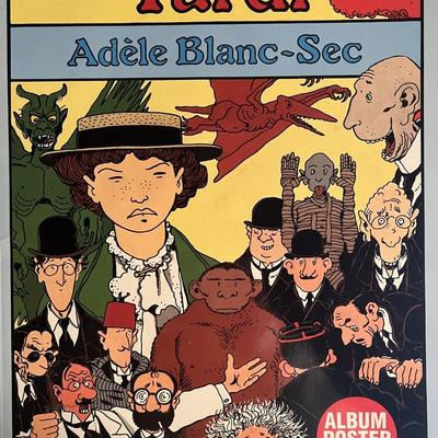 Tardi Adele Blanc-Sec poster book. 12x15 inches
