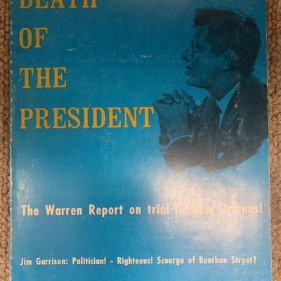 Warren Commission Death Of The President signed book