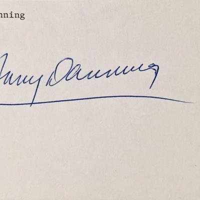 NY Giants Harry Danning autograph