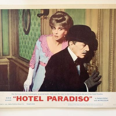 Hotel Paradiso 
original 1966 vintage lobby card