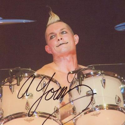 No Doubt Adrian Young signed photo