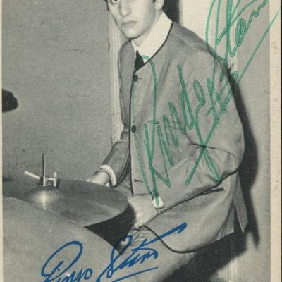 Ringo Starr signed photo. GFA Authenticated