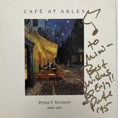 Peter T. Noonan Cafe At Arles signed CD