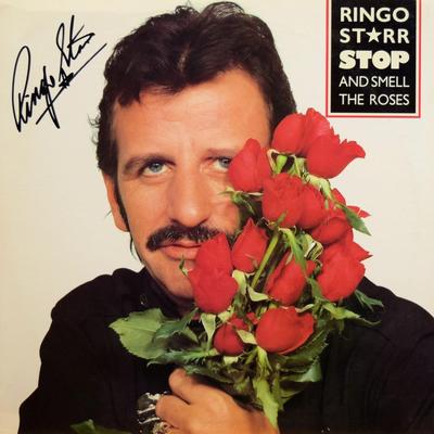 Ringo Starr signed Stop And Smell The Roses album