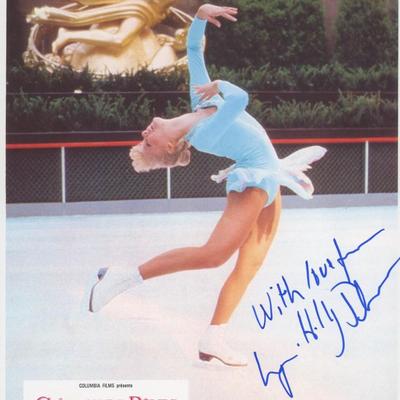 Lynn-Holly Johnson signed Ice Castles photo