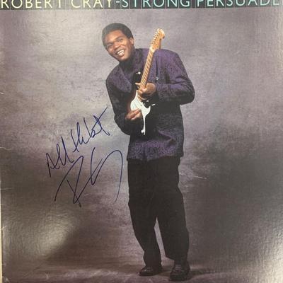 Robert Cray signed album cover