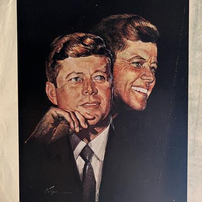 John F. Kennedy print. 11x14 inches