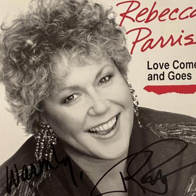 Rebecca Parris Love Comes and Goes signed CD