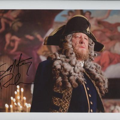Geoffrey Rush signed photo