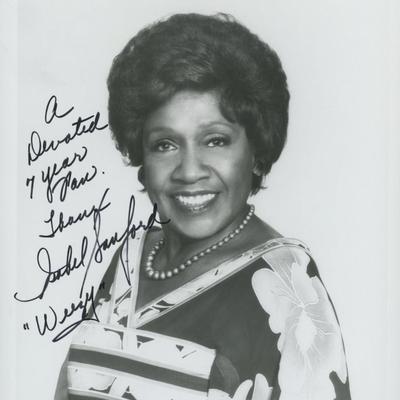 The Jeffersons Isabel Sanford signed photo