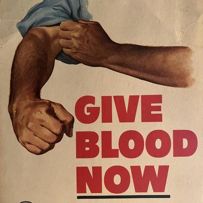 Vintage Red Cross poster. 11x14 inches