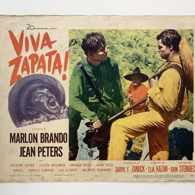 Viva Zapata! original 1952 vintage lobby card
