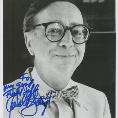 Arnold Stang signed photo