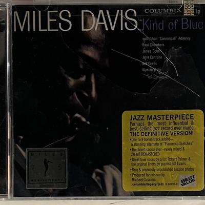 Miles Davis Kind of Blue CD. 5x6 inches