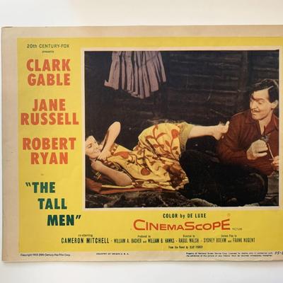 The Tall Men 
 original 1955 vintage lobby card