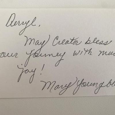 Mary Youngblood original signature