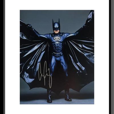 Batman George Clooney signed photo