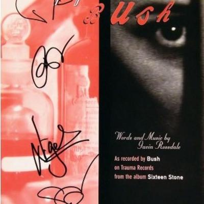 Bush signed sheet music