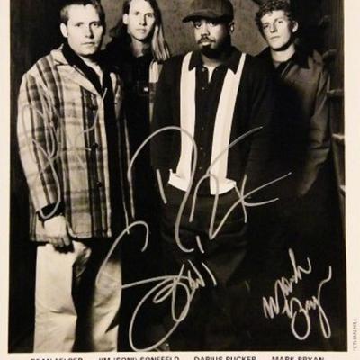 Hootie & The Blowfish signed promo photo 