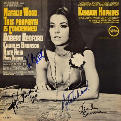 Natalie Wood  signed This Property Is Condemned Soundtrack