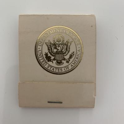 Presidential guest house matchbook