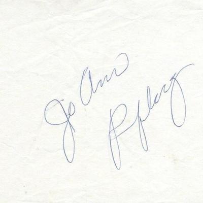 MASH Jo Ann Pflug original signature