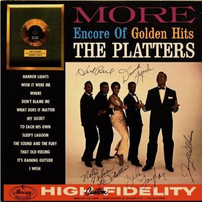 The Platters signed More Encore Of Golden Hits album
