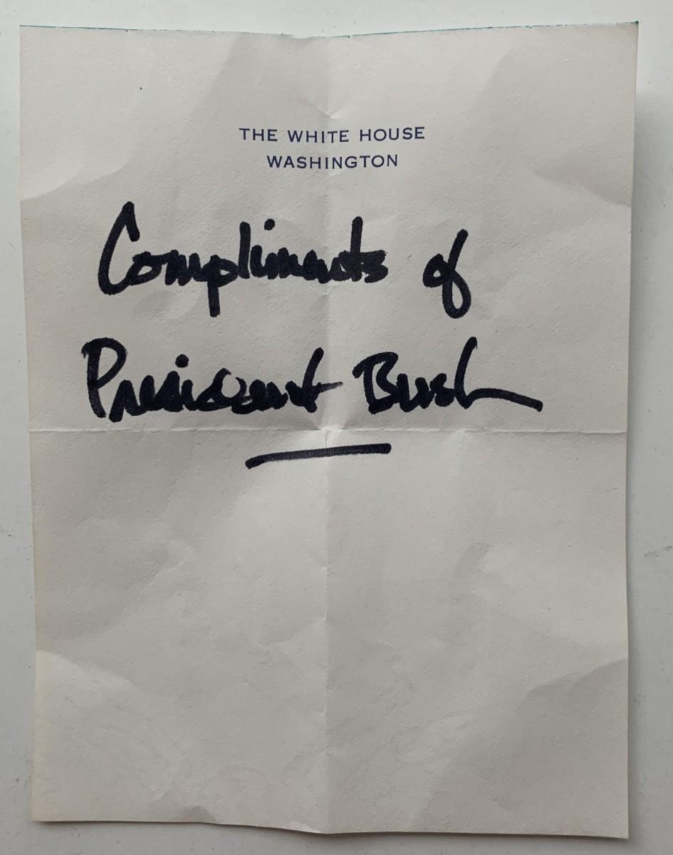 George Bush Note George W. Bush Presidential note | EstateSales.org