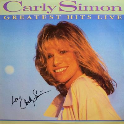 Carly Simon signed Greatest Hits Live album