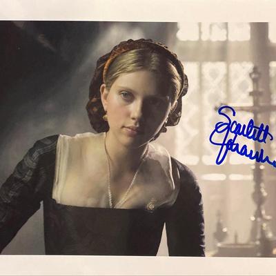 The Other Boleyn Girl Scarlett Johansson Signed Movie Photo