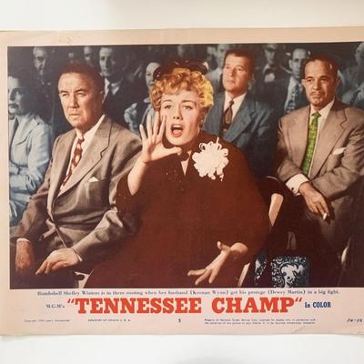 Tennessee Champ 1954 vintage lobby card