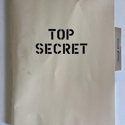 Bad Company Top Secret file movie prop