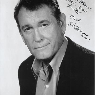 Police Story Earl Holliman signed photo