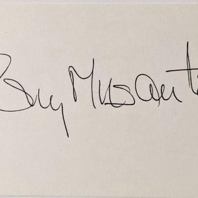 Actor Tony Musante autograph 