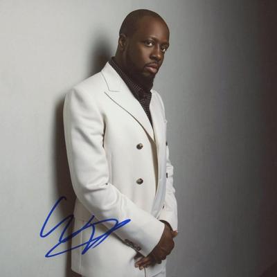 Wyclef Jean signed photo. GFA Authenticated