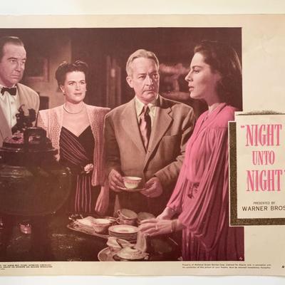 Night unto Night original 1949 vintage lobby card