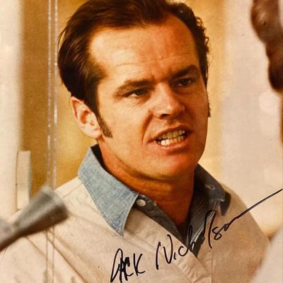 One Flew Over The Cuckoo's Nest Jack Nicholson signed movie photo. GFA Authenticated